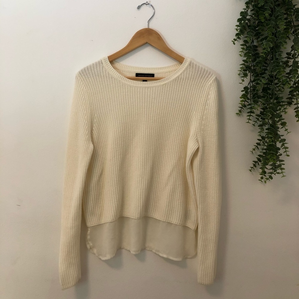 ★ Banana Republic | cream sweater